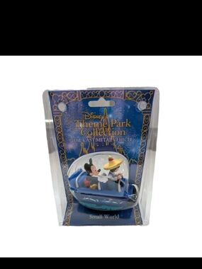Disney Small World Die Cast Metal Vehicle Theme Park Collection Used In Box